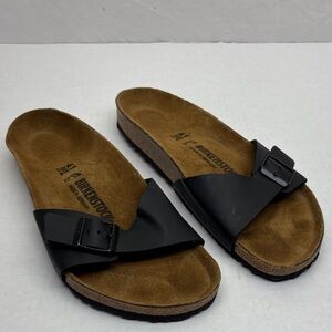 Birkenstock Women’s Black Slip-On Cork Sandals SZ L10